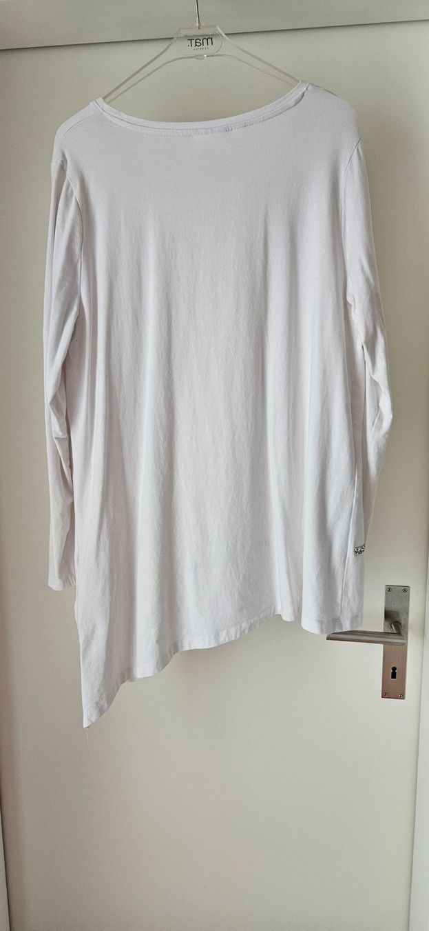 Maglioni & Felpe: Asymetrischer Pulli mit Glitzer in Weiss Gr. 44/46 – Usato da Zweidlen venduto da Shubli 3