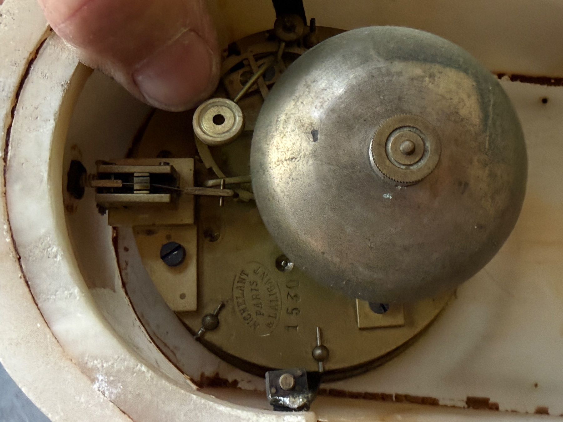 Orologi da terra & Orologi da parete: Pendule en marbre – Difettoso da Prilly venduto da bandoche67 3