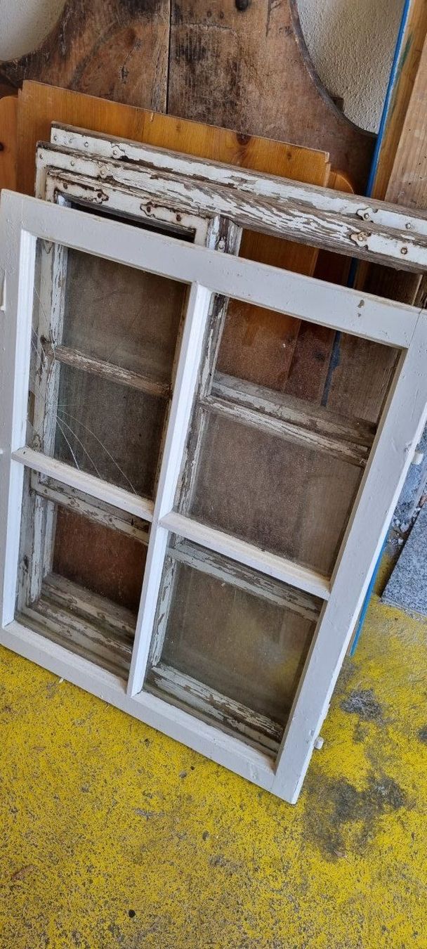 Finestre: Verschiede alte Fenster Deko Spiegelfenster – Usato da Flums venduto da Flumsantik 1