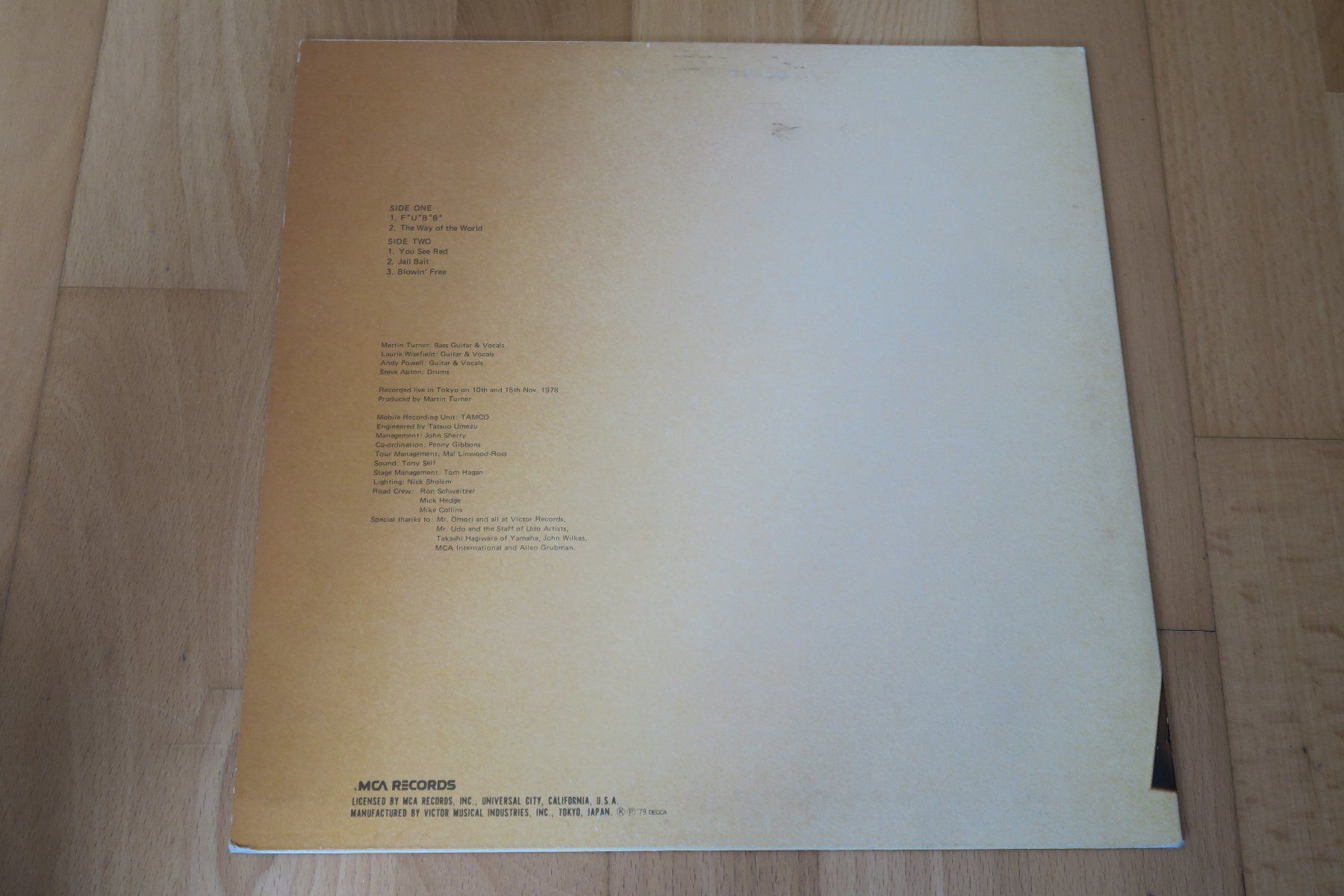 Dischi in vinile: Wishbone Ash – Live In Tokyo – Usato da Thun venduto da Karibu70 1