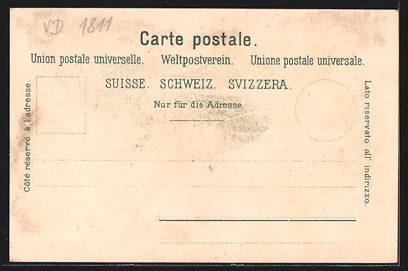 Cartoline postali: Litho Vevey, Teilansicht, Weinglas- und  – Usato da Berlin venduto da bartko-reher 1