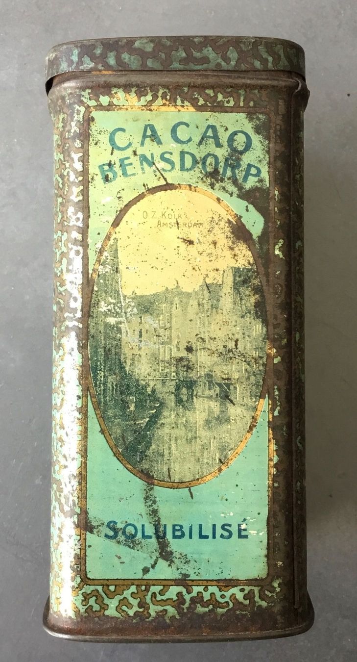Dosen: Blechdose Cacao Bensdorp, antik – Gebraucht aus Eggersriet von Wiese61 4