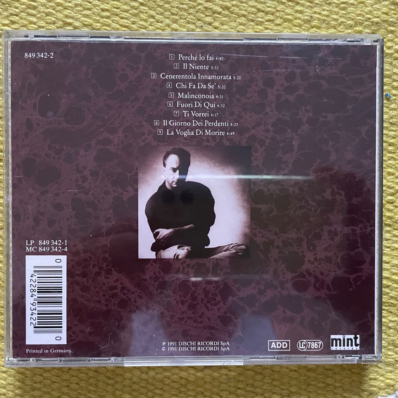 CD: MARCO MASINI-MALINCONOIA – Usato da Rorschacherberg venduto da CD-Roli 1