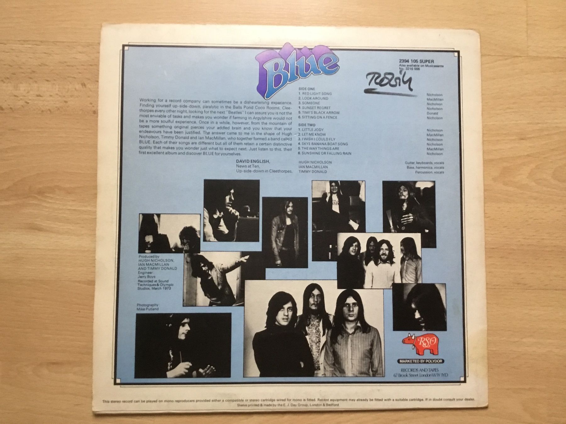 Dischi in vinile: Blue / Same – Usato da Kreuzlingen venduto da Schuggerman 1