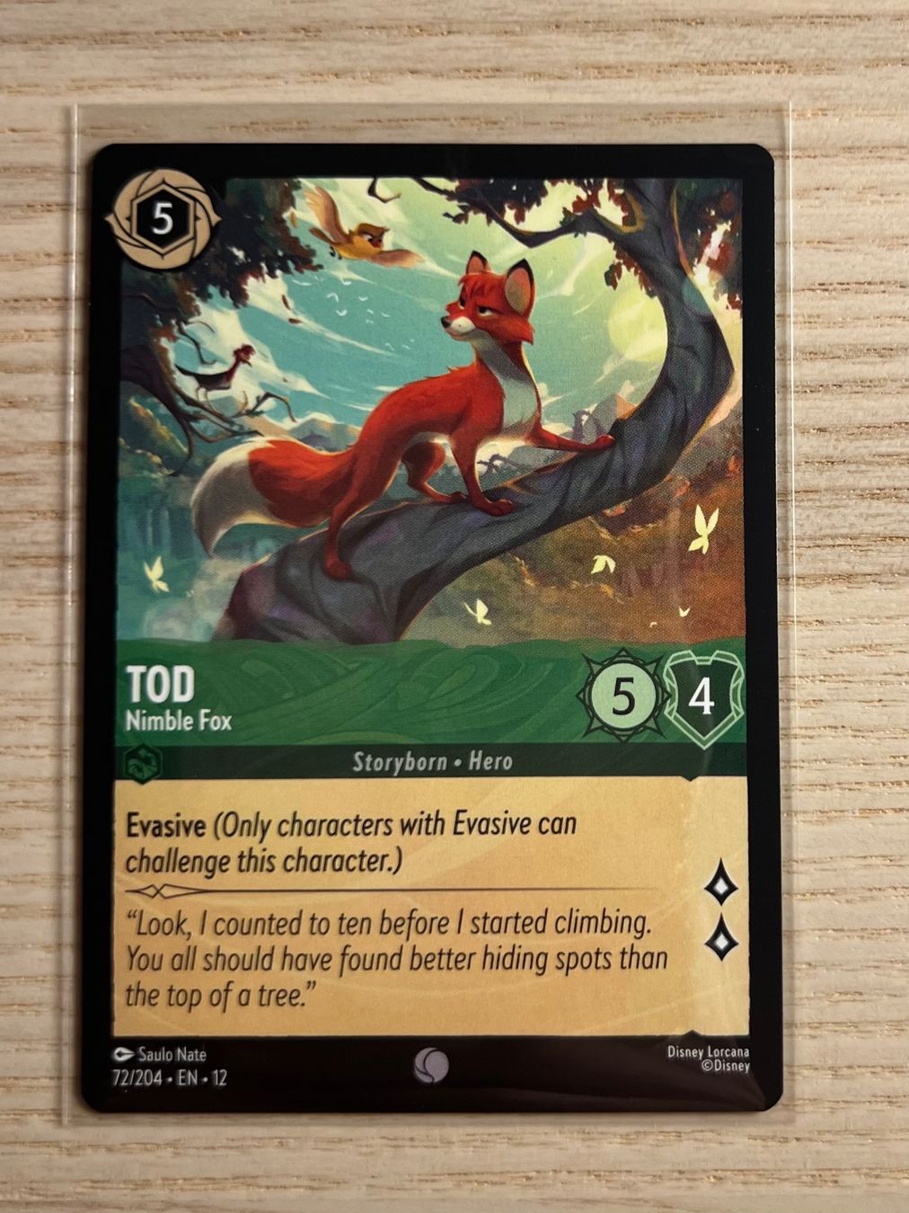 Disney Carte collezionabili: Tod 72 EN Disney Lorcana Wilds Unknown 12 – Nuovo (secondo la descrizione) da Rafz venduto da SaintCruz