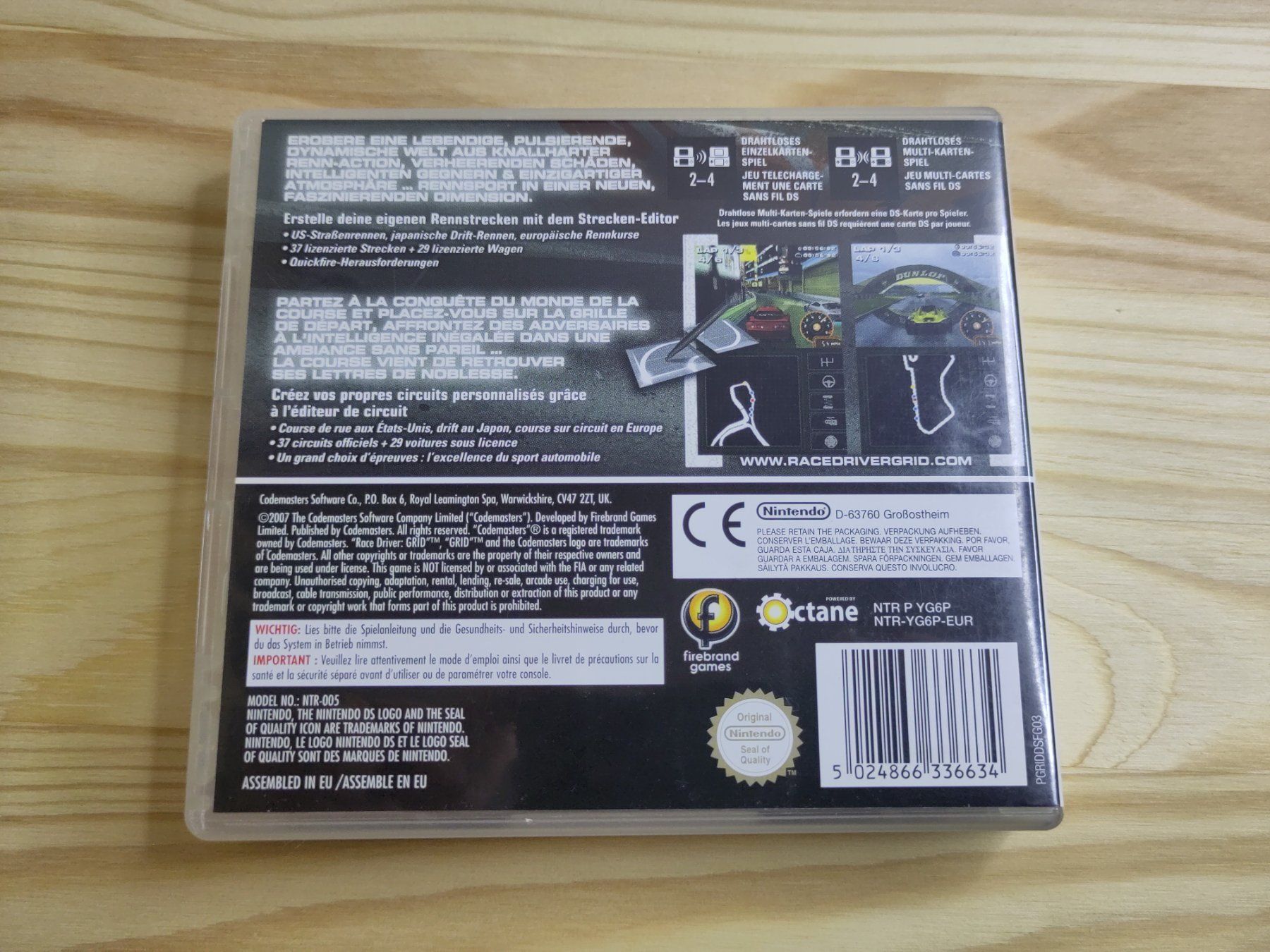 Giochi: Racedriver Grid Nintendo DS NDS – Usato da Zug venduto da RepTCG 1