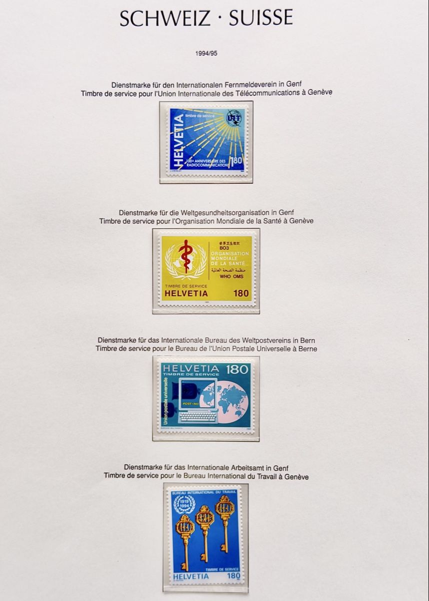 Tous les timbres: Dienstmarken CHF 144.20.- postfrisch – Neuf (Voir description) à Glattbrugg par Artos67 5
