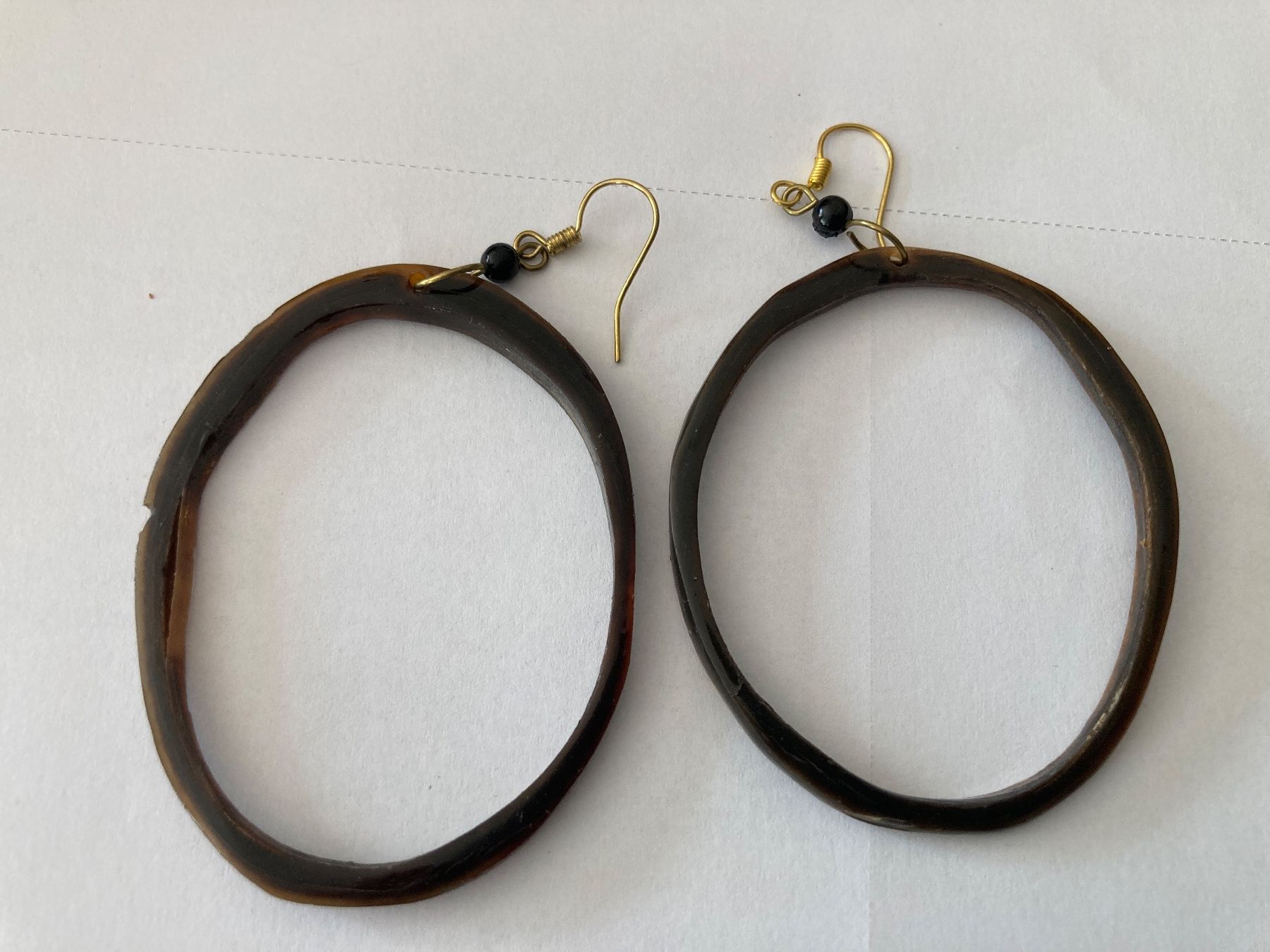 Ohrringe & -stecker: Ohrringe aus Horn, Handgemacht – Neu (gemäss Beschreibung) aus Gelterkinden von froggy80 1