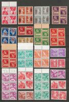 Lot postfrische Kehrdruck Ausgaben **