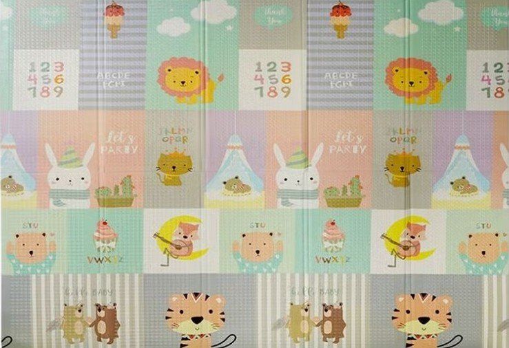 CLCROBD Tapis De Sol Anti-Éclaboussures Pour Chaise Haute Bébé – 129,5 X 129,5 Cm, Imperméable, Antidérapant, Lavable En Machine – Protection Repas & Activités Créatives