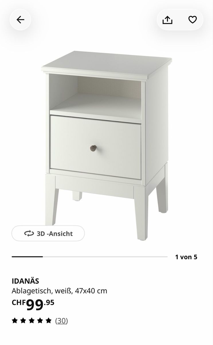 Ikea Comodini: 2 Nachttische – Usato da Dällikon venduto da DianaC07