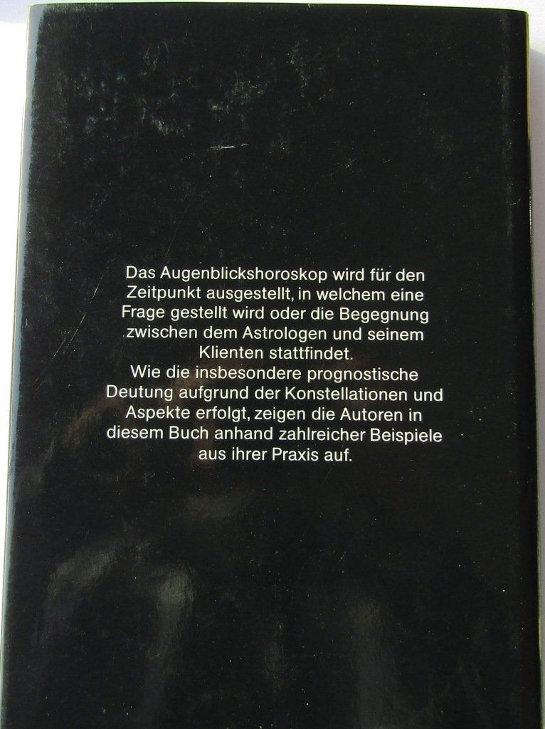Bücher: Augenblicksastrologie - Hjelmborg-Kirsebom - Astrodata – Gebraucht aus Widen von LokiStar 1