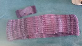 Damenschal mit Stirnband handgemacht