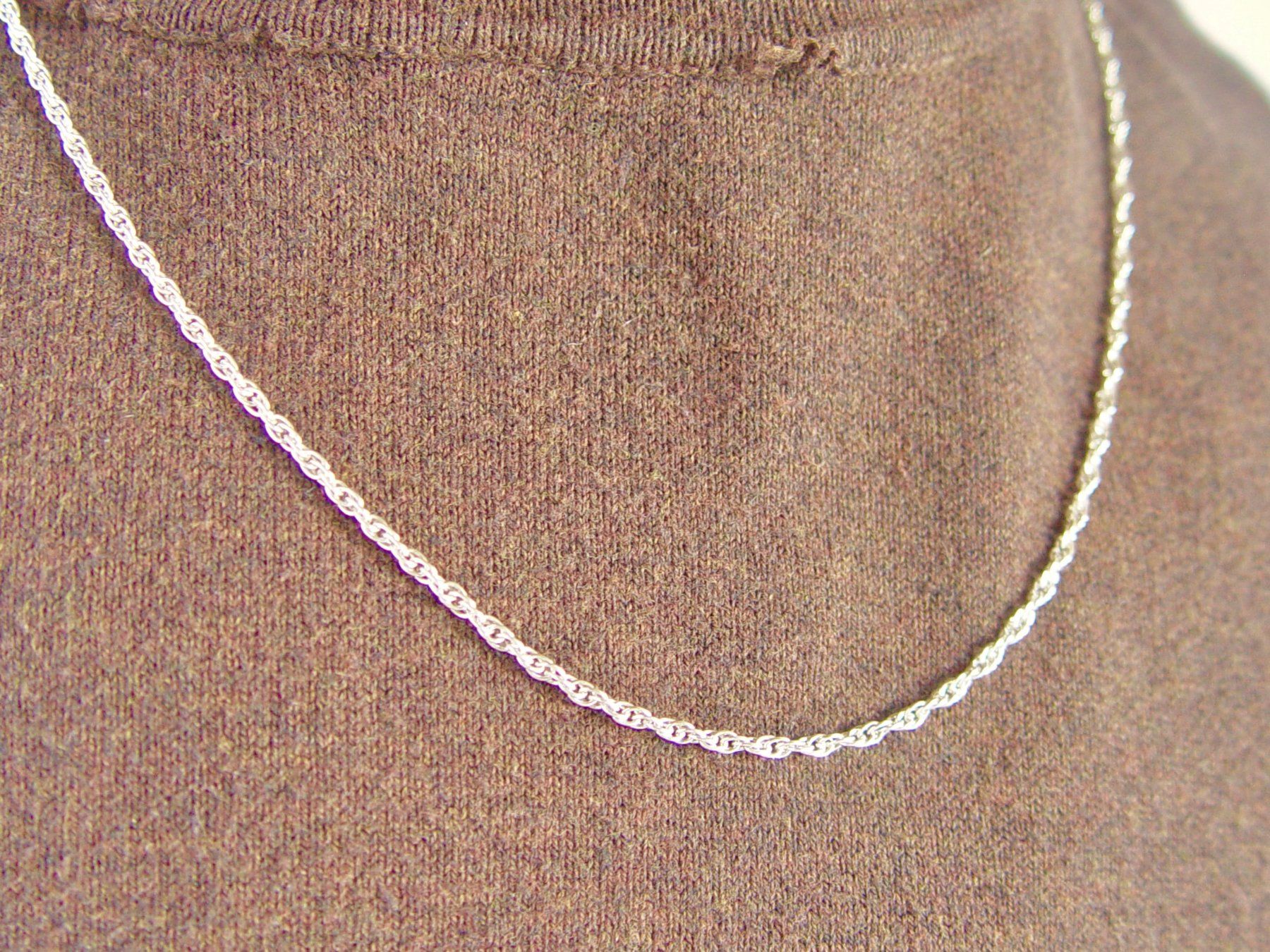 Catenine: Kordelkette Silber 800, Länge 50cm – Usato da Henggart venduto da gernli 2