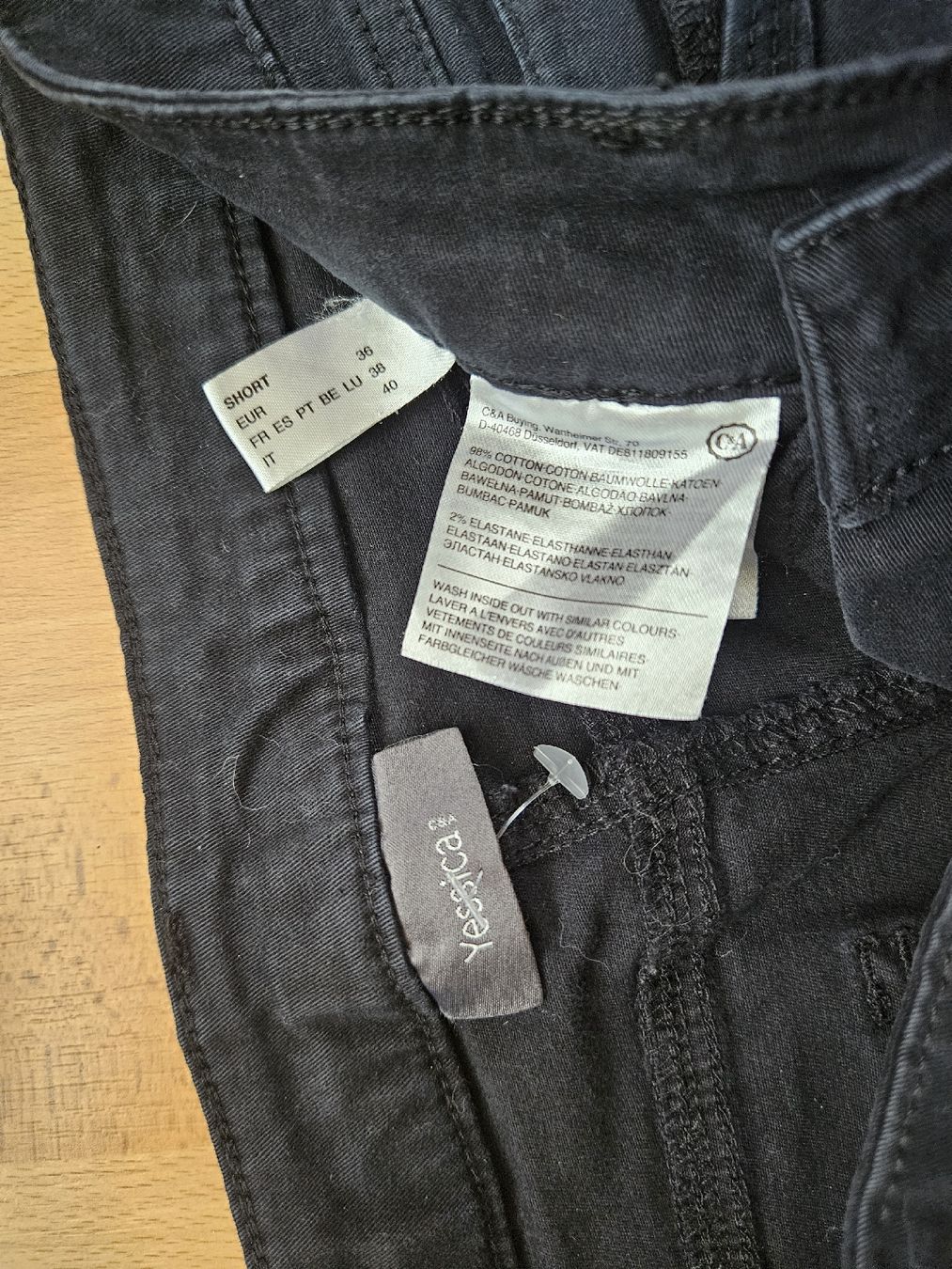 C&A Pantaloni: Hose Yessica, Schwarz – Usato da Ebikon venduto da SecondChance_byM 1