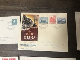 13 rare FDC DENMARK 1938-1947