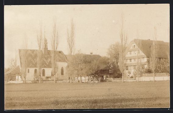 Cartes postales: AK Ettiswil, Ortspartie mit Kirche – D'occasion à Berlin par bartko-reher