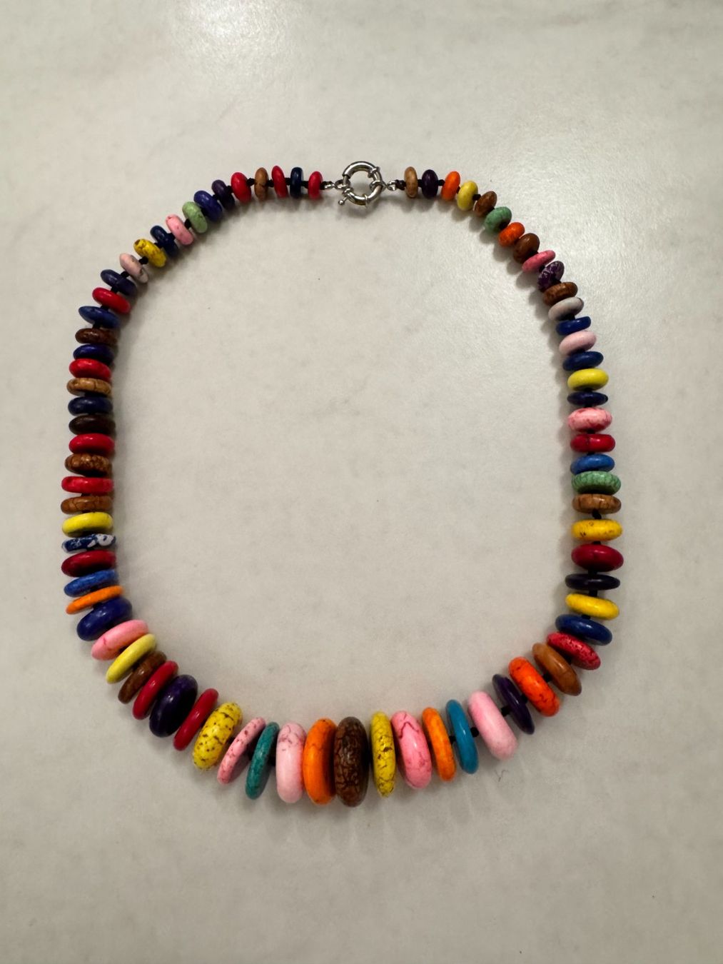 Ketten: NEU: Bunte Keramikkette – Neu (gemäss Beschreibung) aus Maienfeld von Fashion_2009