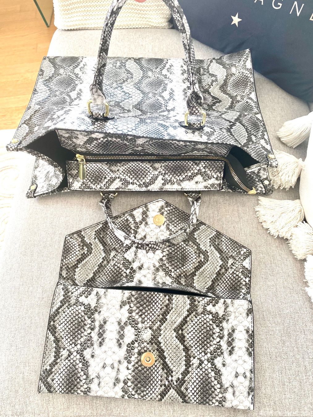 Taschen: Tasche + Geldbörse Pitone – Neu und originalverpackt aus Lugano von dir_5287 2