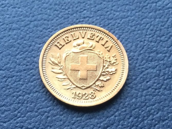 Tutti le monete: 1 Rappen 1928 f.unzirkuliert stgl – Nuovo (secondo la descrizione) da St. Margrethen SG venduto da alfapeugeot10 2