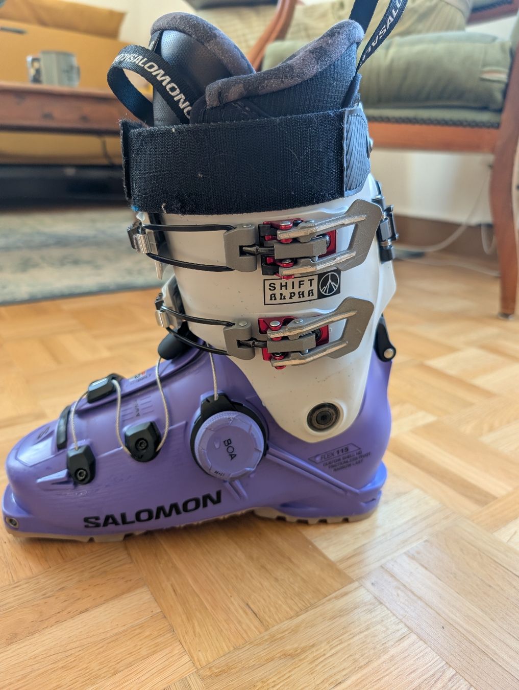 Salomon Herrenschuhe: Salomon Alpha Shift 25-25.5 – Gebraucht aus Lausanne von bas_7q6y 2