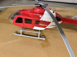 Spielzeug-Rettungshubschrauber (rot)