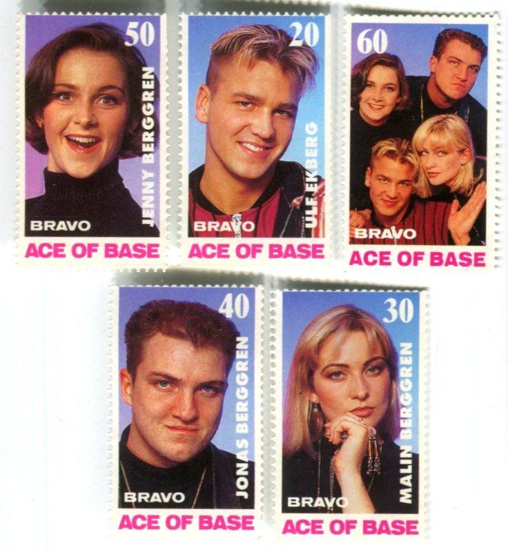 Tutti i francobolli: Bravo-Marken "Ace of Base". – Usato da Basel venduto da Butsch5