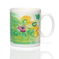 PAVA more flowers-green Becher
