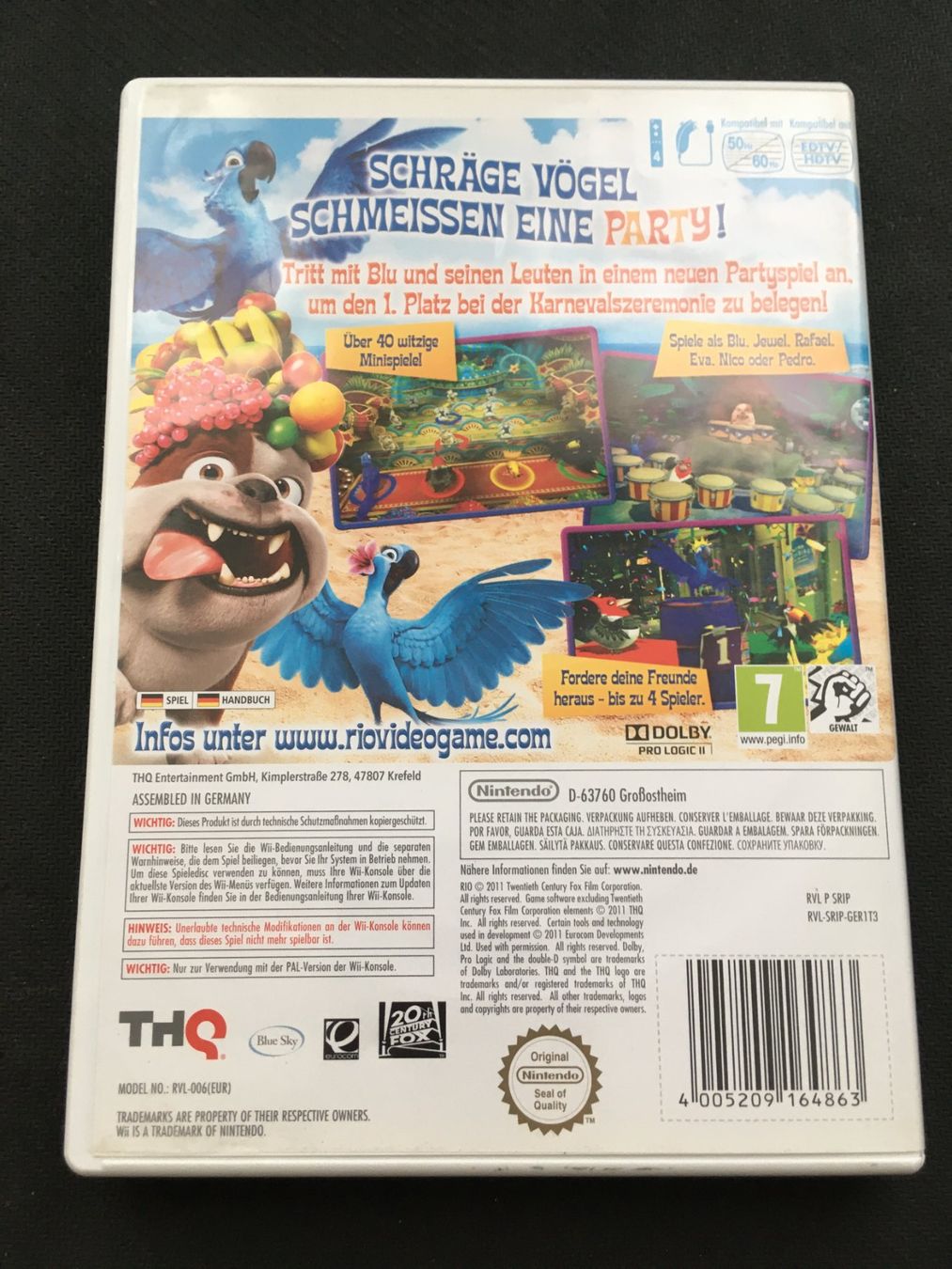 Nintendo Giochi: Rio für Nintendo Wii – Usato da St.Gallen venduto da sjosjo 1