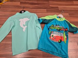 2 Uv Badeshirt  gr 116 B