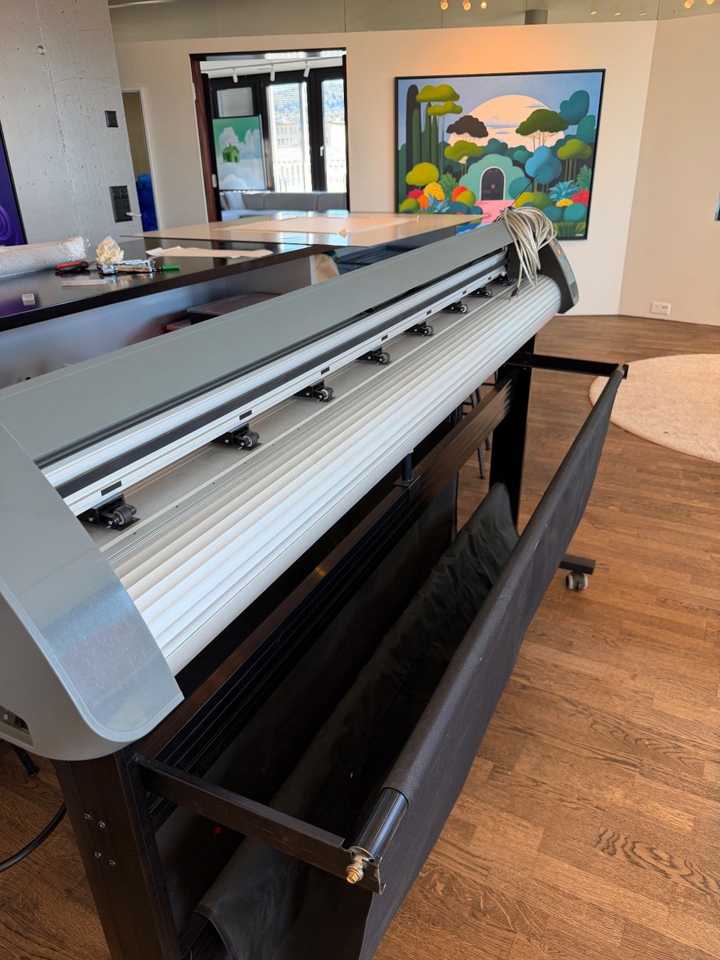 Tutte le macchine: Schneideplotter mit Ständer Breite 160cm guter Zustand – Usato da Zürich venduto da SirViana 1