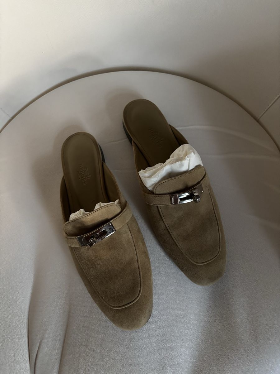 Hermès Chaussures hommes: Hermès Oz Pantoletten – D'occasion à Zollikon par han_rvt8 2