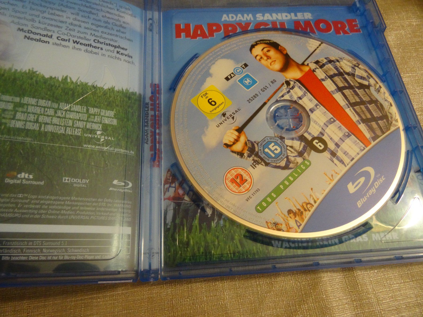 Tutti i DVDs: Happy Gilmore - Adam Sandler, Blu-ray – Usato da Olten venduto da Disc-Verkauf 1
