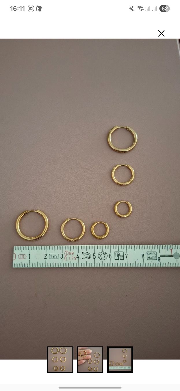 Ohrringe & -stecker: Goldige Icrush Creolen – Neu und originalverpackt aus Rickenbach b. Wil von Beautiful.Things