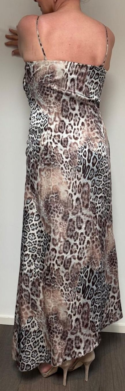 Kleider: Elegantes Maxikleid im Leo-Look, Gr. 38 – Gebraucht aus Schindellegi von goodbye01 1