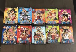 One Piece TV-Serie DVD Boxen 1 bis 10 neuwertig