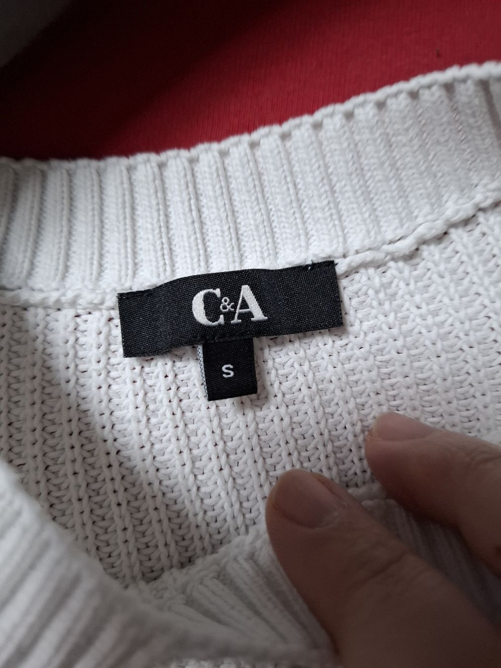 C&A Maglioni & Felpe: Pullover Gr. S (36), weiss, Strick – Usato da Urtenen-Schönbühl venduto da nerdgirl 1