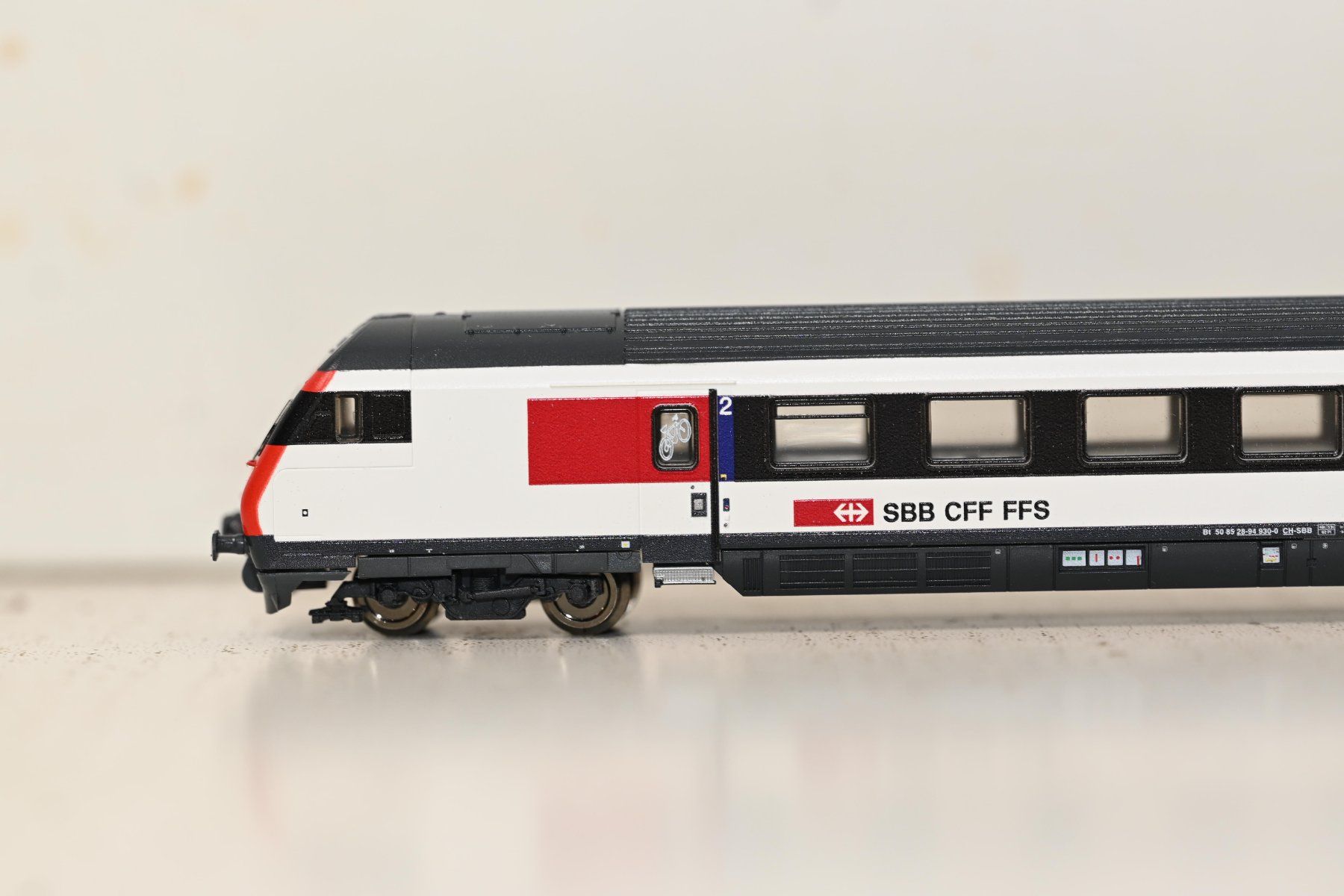 Fleischmann Modelleisenbahnen: SBB IC Steuerwagen Fleischmann Spur N mit OVP – Gebraucht aus Laupen ZH von Zmoewe 1