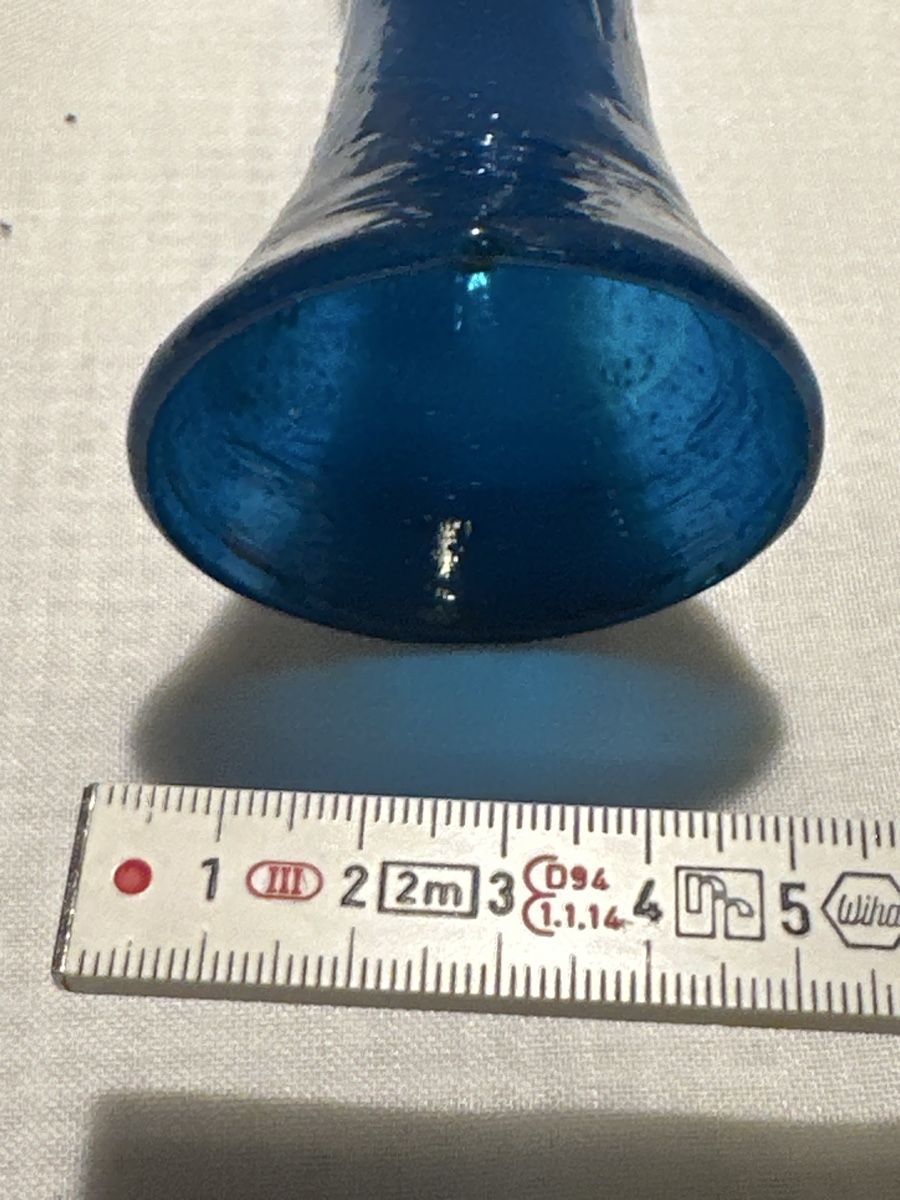 Vasi & Recipienti: Blaue Glasvase,  Vintage Deko – Usato da Zürich venduto da Chaeffeler 4