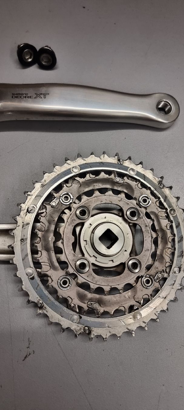 Shimano Pezzi di ricambio: Shimano XT M739 Kurbel  – Usato da Seon venduto da Stibinio 4