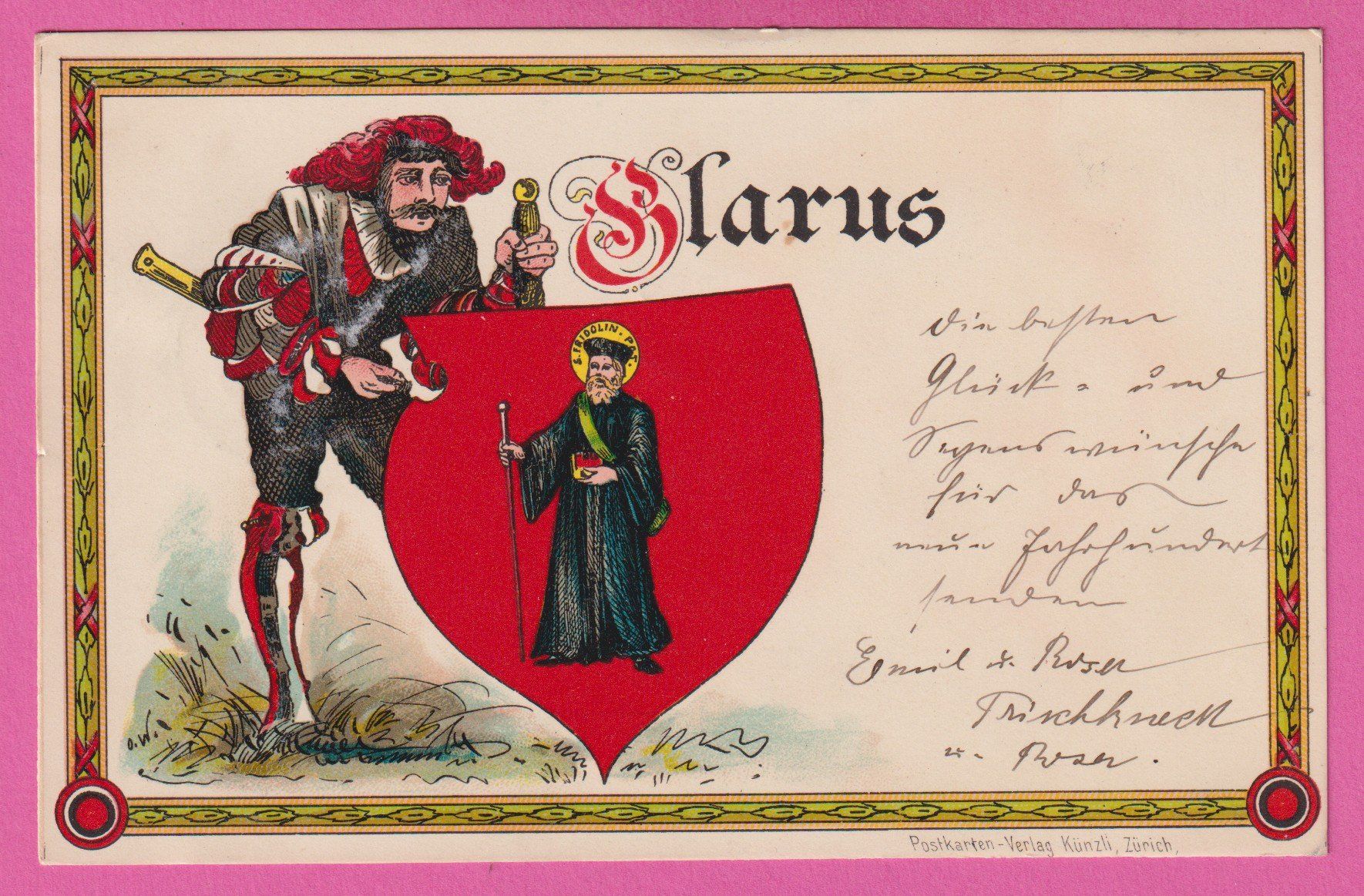 Cartes postales: Glarus gel 1900 – D'occasion à Einsiedeln par dillie