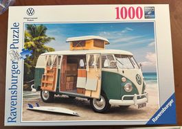 Ravensburger Puzzle, 1000 Teile, VW Bully Traum Reisemobil