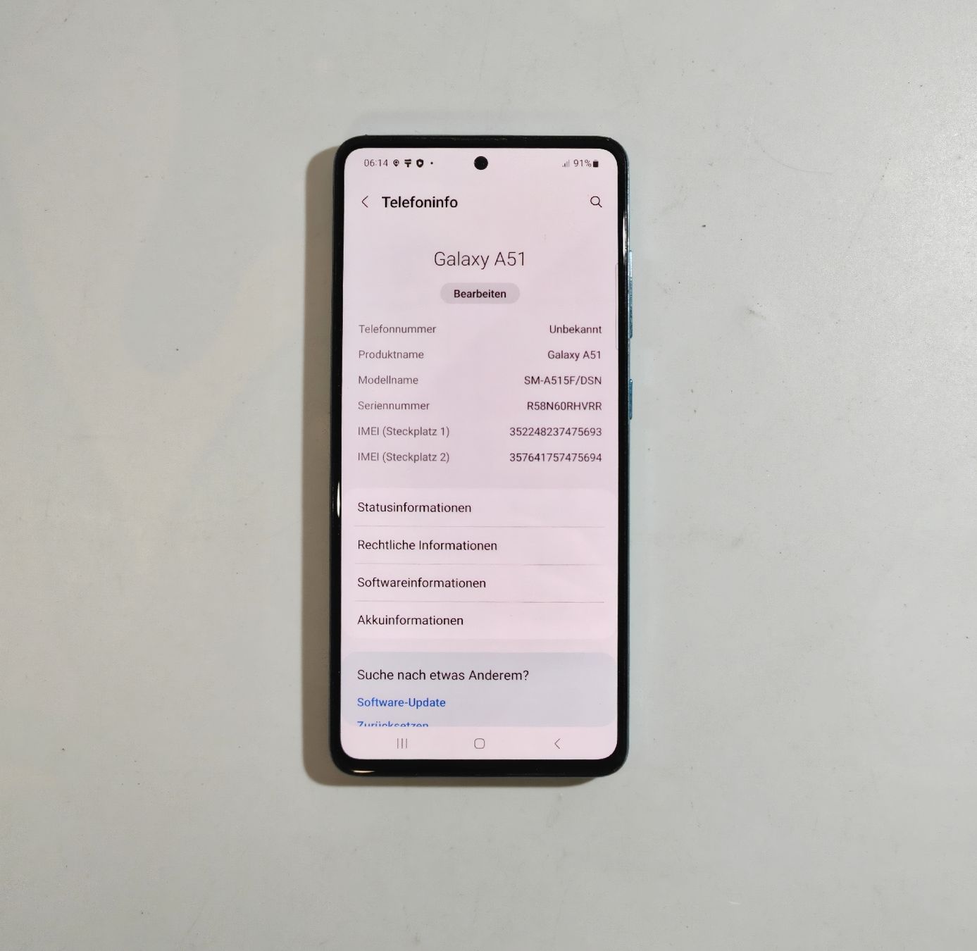 Samsung Telefoni cellulari / Smartphones: Samsung Galaxy A51 Türkis 128GB – Usato da Ehrendingen venduto da Rocky985 3