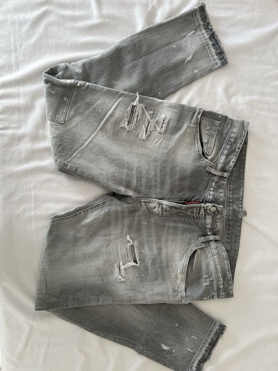 Dsquared2 Jeans: Dsquared2 Jeans Grey Size 52 Distressed Condition – Usato da Gossau ZH venduto da iulian7 2