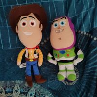 2 Peluche peluches DISNEY Pixar Toy Story Woody Buzz 30cm