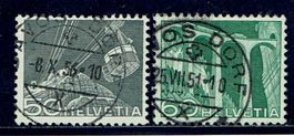 Propagande 306+307 Vollstempel Davos Dorf GR