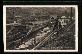 Göschenen, Gotthard- u. Schöllenen-Bah