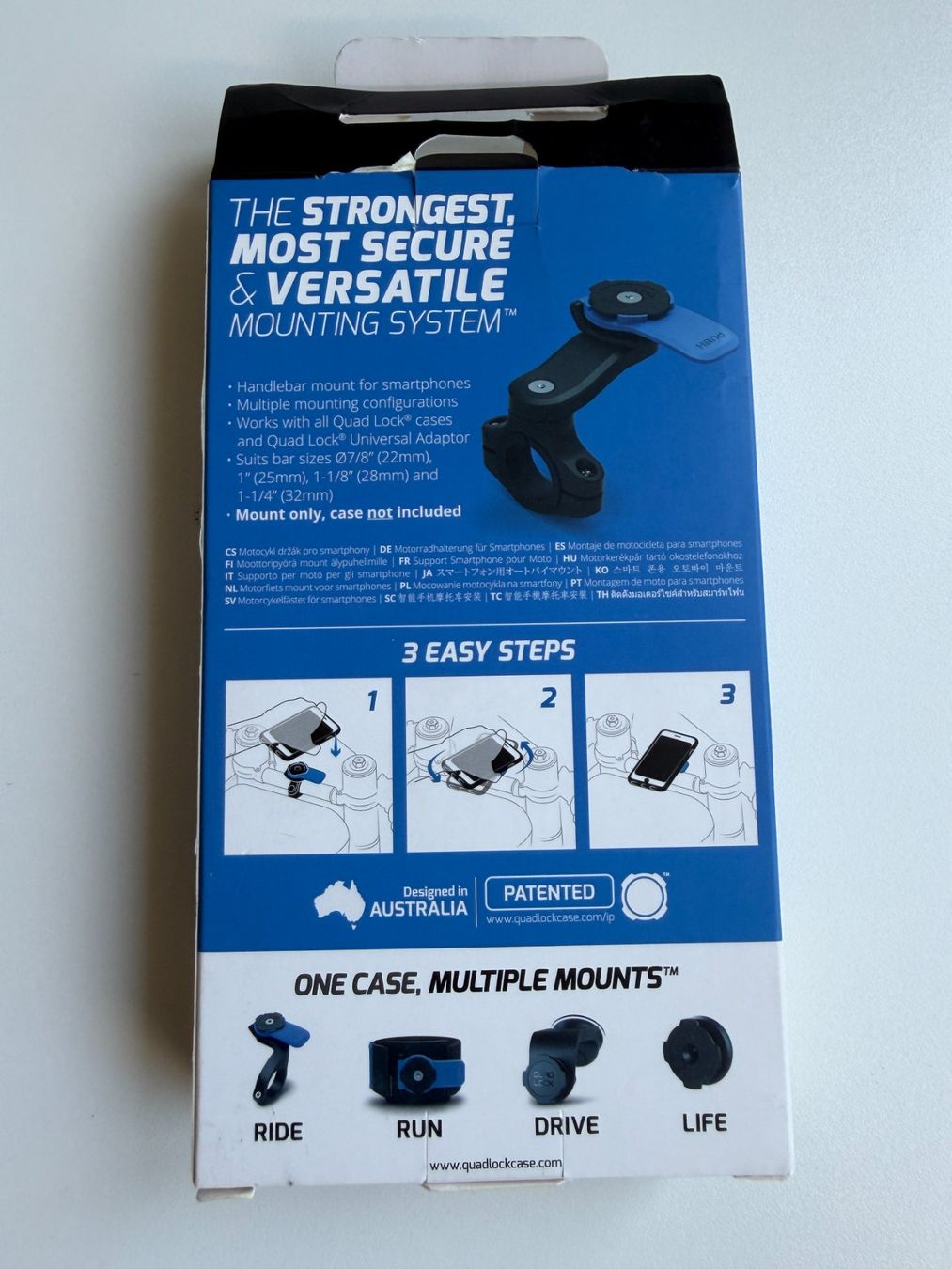 Quad Lock Support: Quadlock handle mount – D'occasion à Zürich par JulesZHW 4