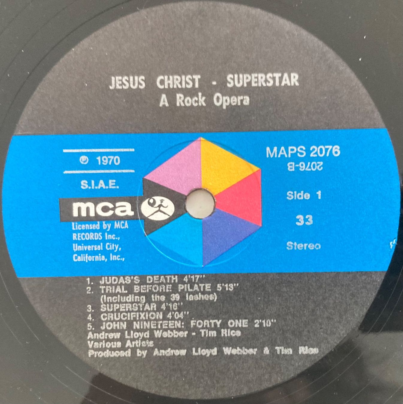 Schallplatten: DIVERS ARTISTES - JESUS CHRIST SUPERSTAR – Gebraucht aus Poliez-Pittet von Newtown-Records 2