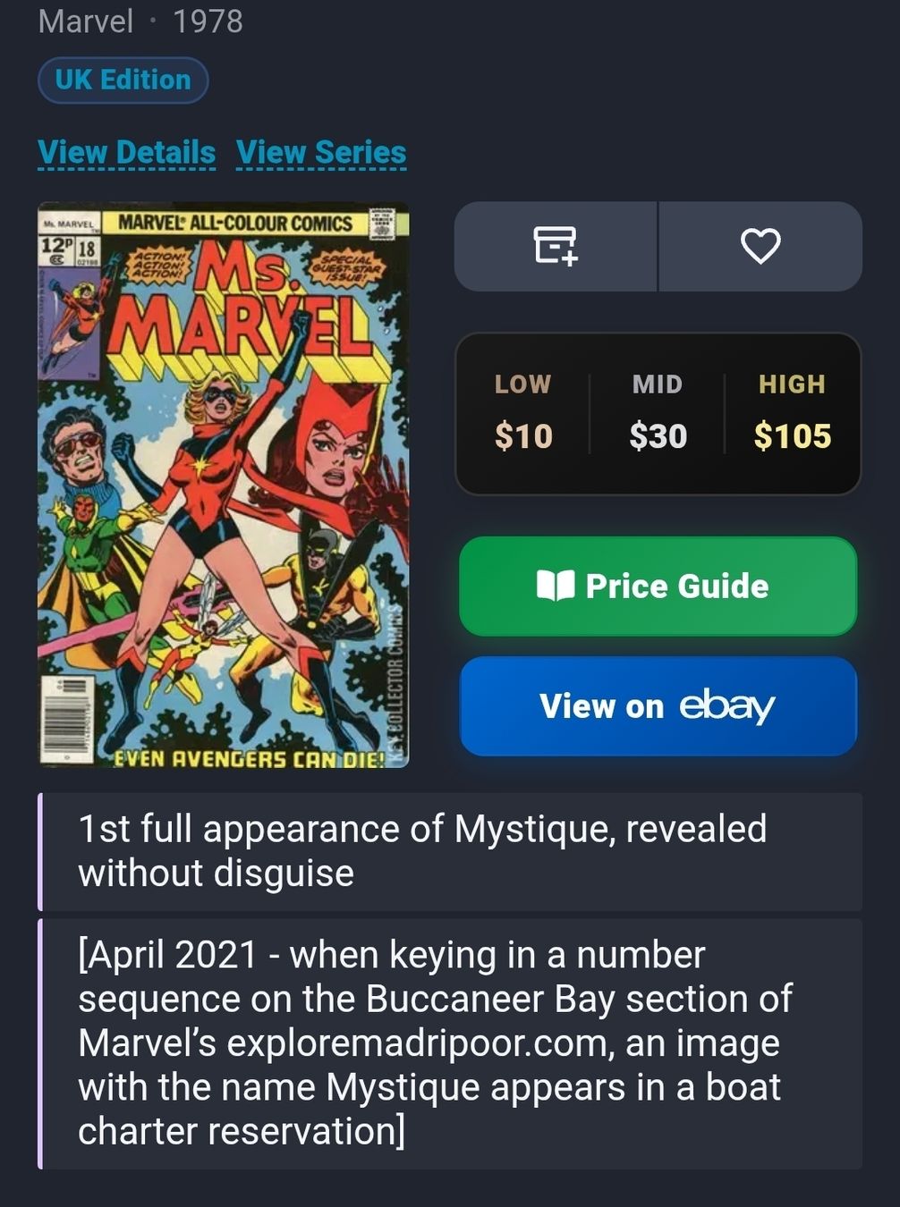 Fumetti: Ms. Marvel #18 🔑 – Usato da Biel/Bienne venduto da collector_comics 1